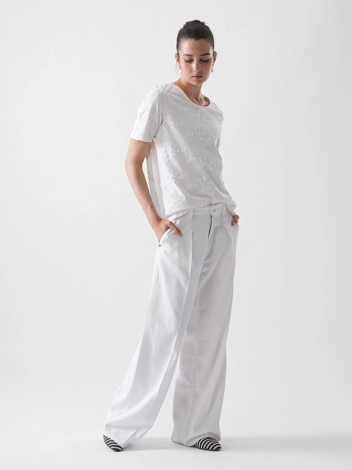 CAMBIO | Jeans Wide Leg ALINA | 